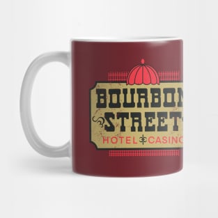 Retro Vintage Bourbon Street Hotel and Casino Las Vegas Mug